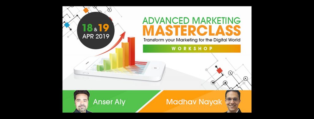 Marketing Masterclass by senior clients on April 18 and 19