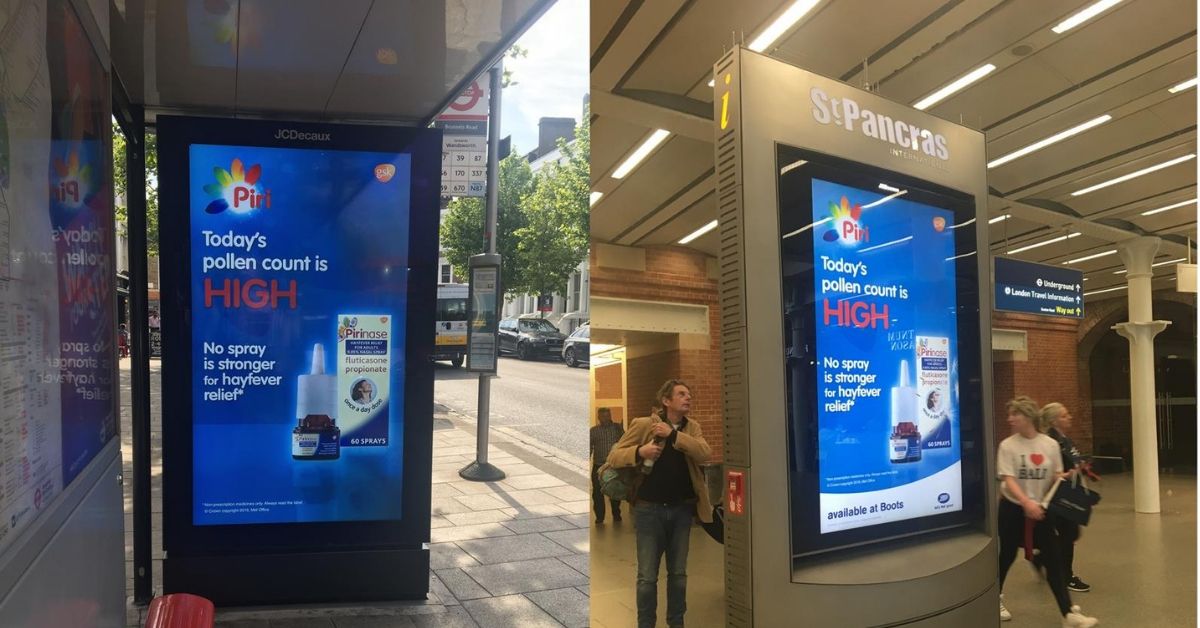 GSK launches UK’s first fully automated digital OOH