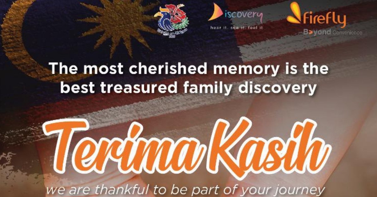 Firefly Airlines Says 'Terima Kasih' To All