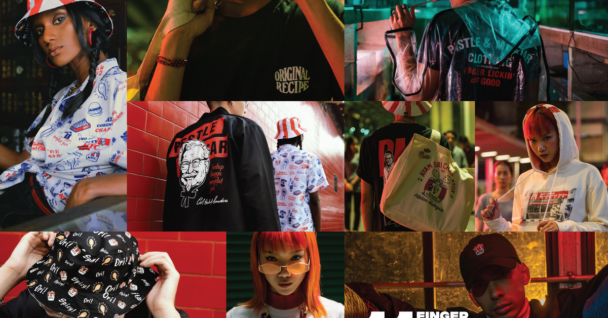 KFC launches street wear collection with Pestle Mortar