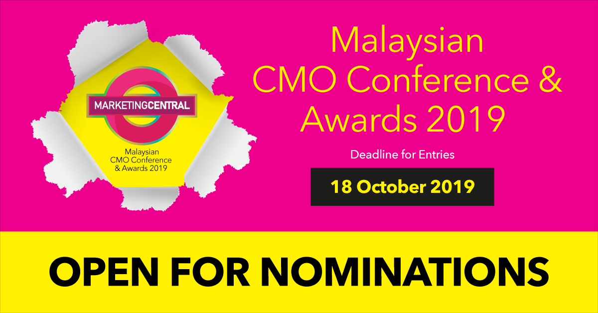 Malaysian CMO Awards 2019 Open for nominations