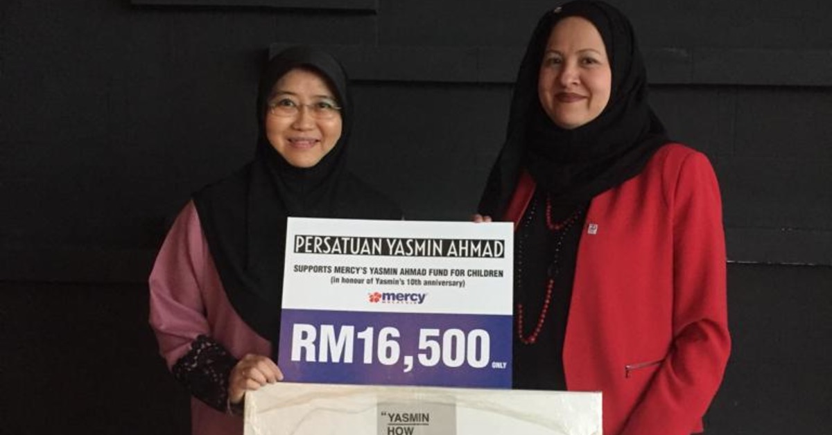 RM16,500 for Yasmin Ahmad MERCY Malaysia fund