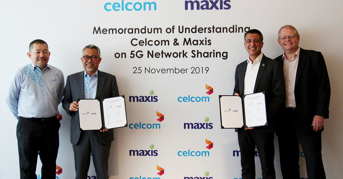 Celcom and Maxis sign MOU to explore infrastructure sharing to accelerate 5G rollout