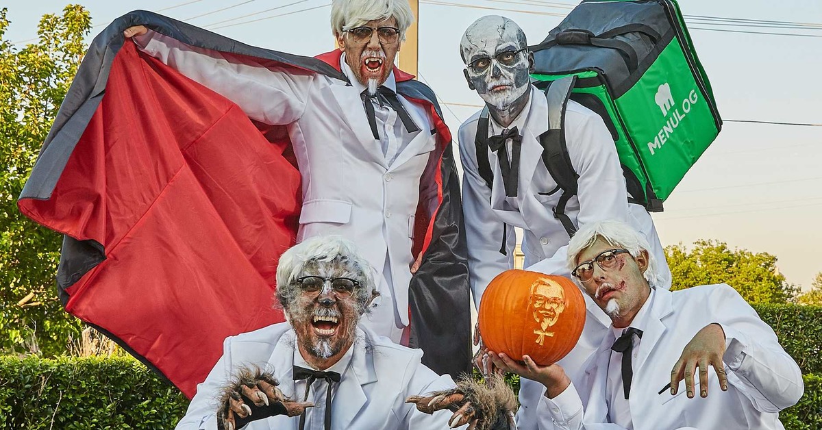 KFC spooks Aussies on Halloween with Cursed Colonel home-deliveries