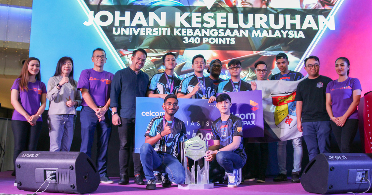 UKM emerges champion in Celcom XPAX e-games