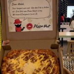 Pizza Hut Shows Up At Domino’s, McDonald’s & KFC’s Doorsteps With A Box Of Pizza Hearts & Note