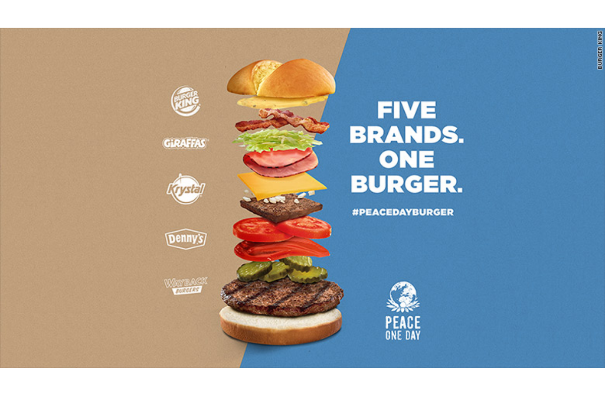 Cannes Creative Showcase: Burger King proposes mash-up burger for UN Peace Day