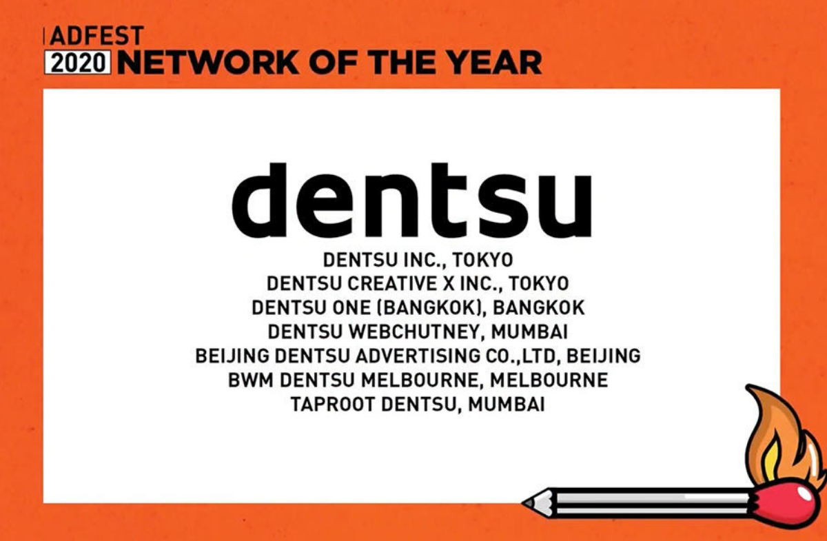 Dentsu wins Network of the Year at ADFEST 2020