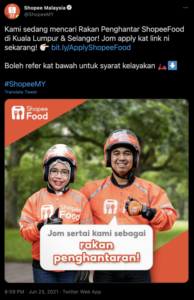 Shopee food malaysia