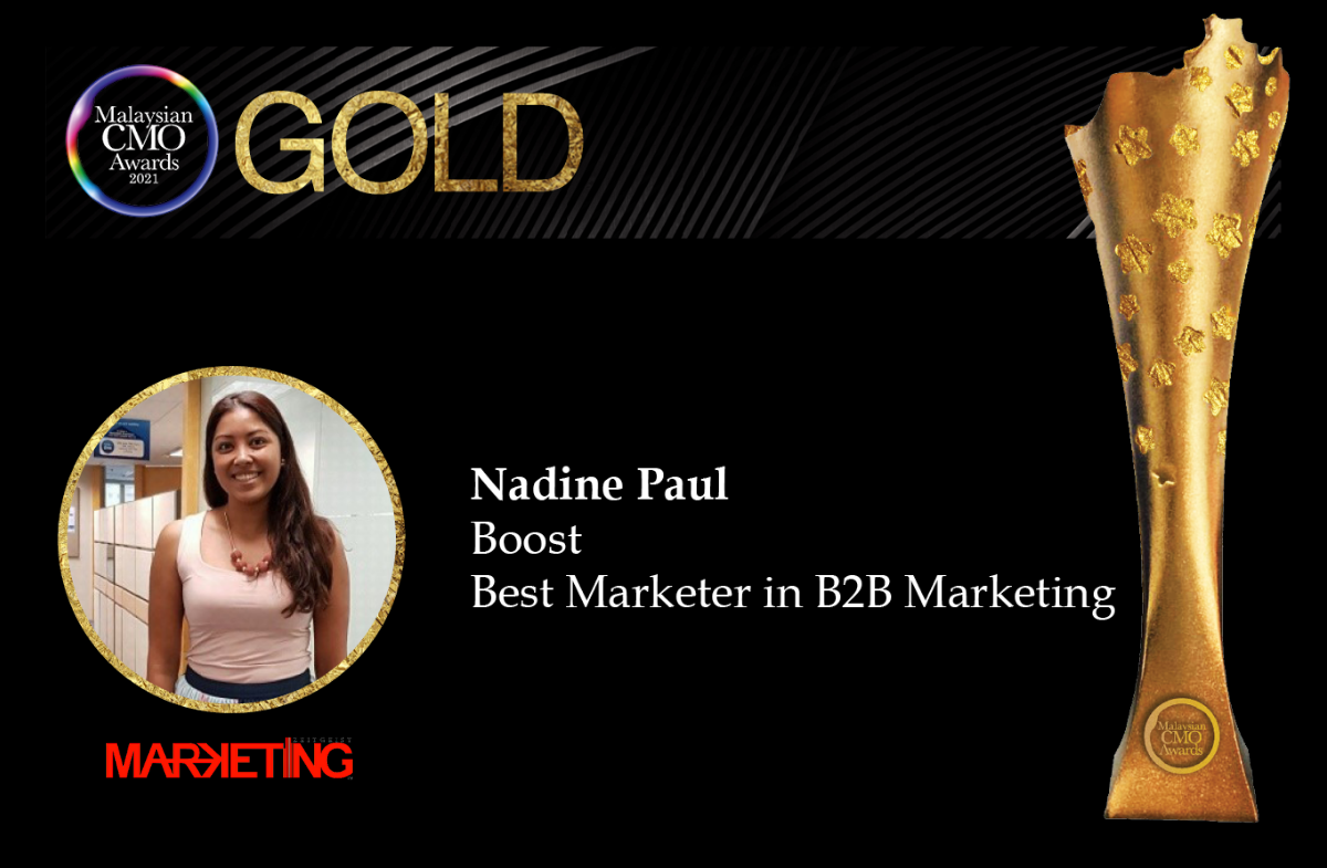 nadine paul boost fave best b2b marketer