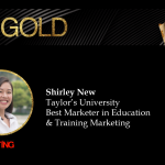 shirley new taylors university cmo awards marketing asia