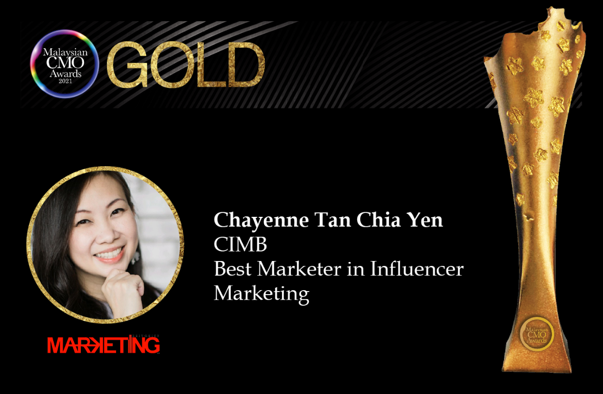 chayenne tan cmo awards cimb bank marketing magazine malaysia