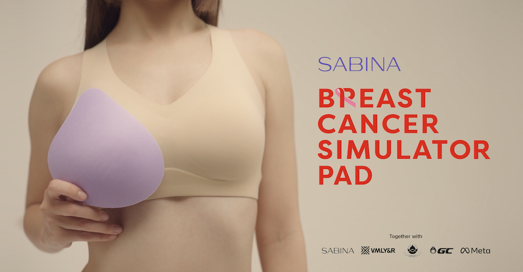 Leading Thai underwear brand Sabina & VMLY&R fight breast cancer by  bringing world's first Breast Cancer Simulator Pad to market - MARKETING  Magazine Asia