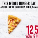 MBCS & PIZZA HUT SPREAD MESSAGES OF AWARENESS THROUGH PIZZA PIE CHARTS THIS WORLD HUNGER DAY
