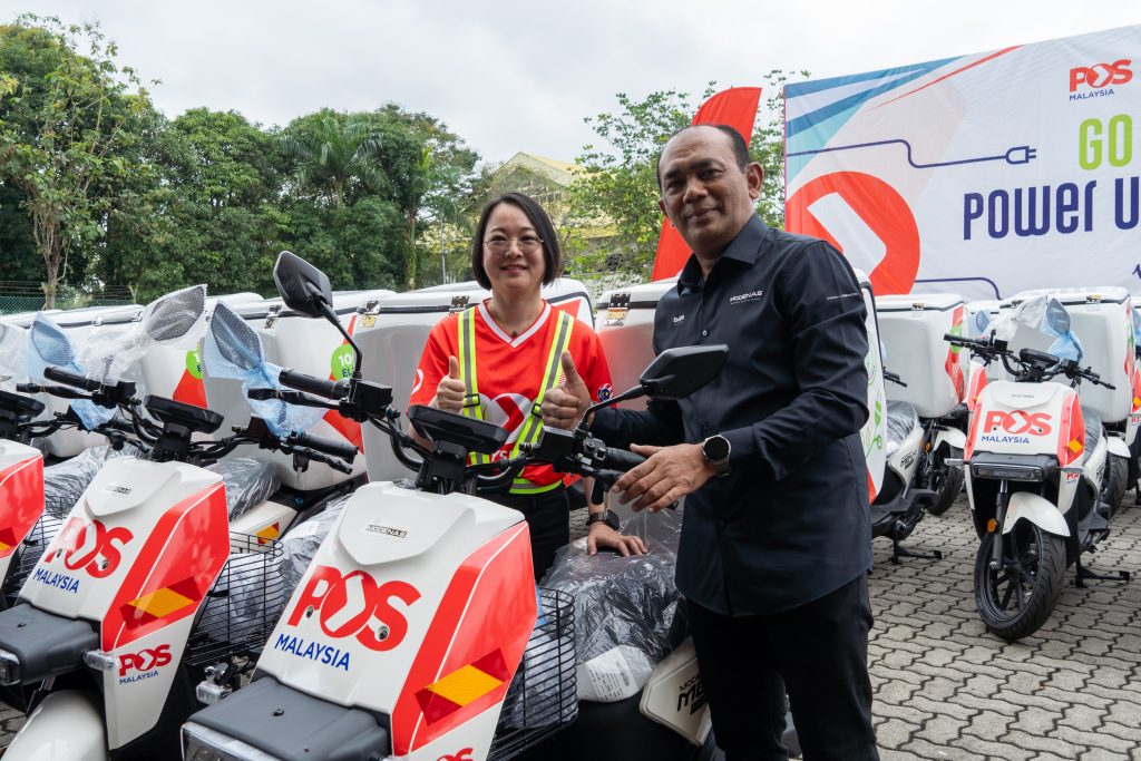 Delivering Cleaner and Greener: Pos Malaysia Expands Its Electric Vehicle Fleet with 1,092 Additional Electric Motorcycles from MODENAS