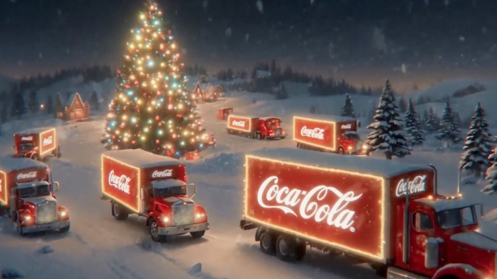 coca-cola ai generated christmas ad