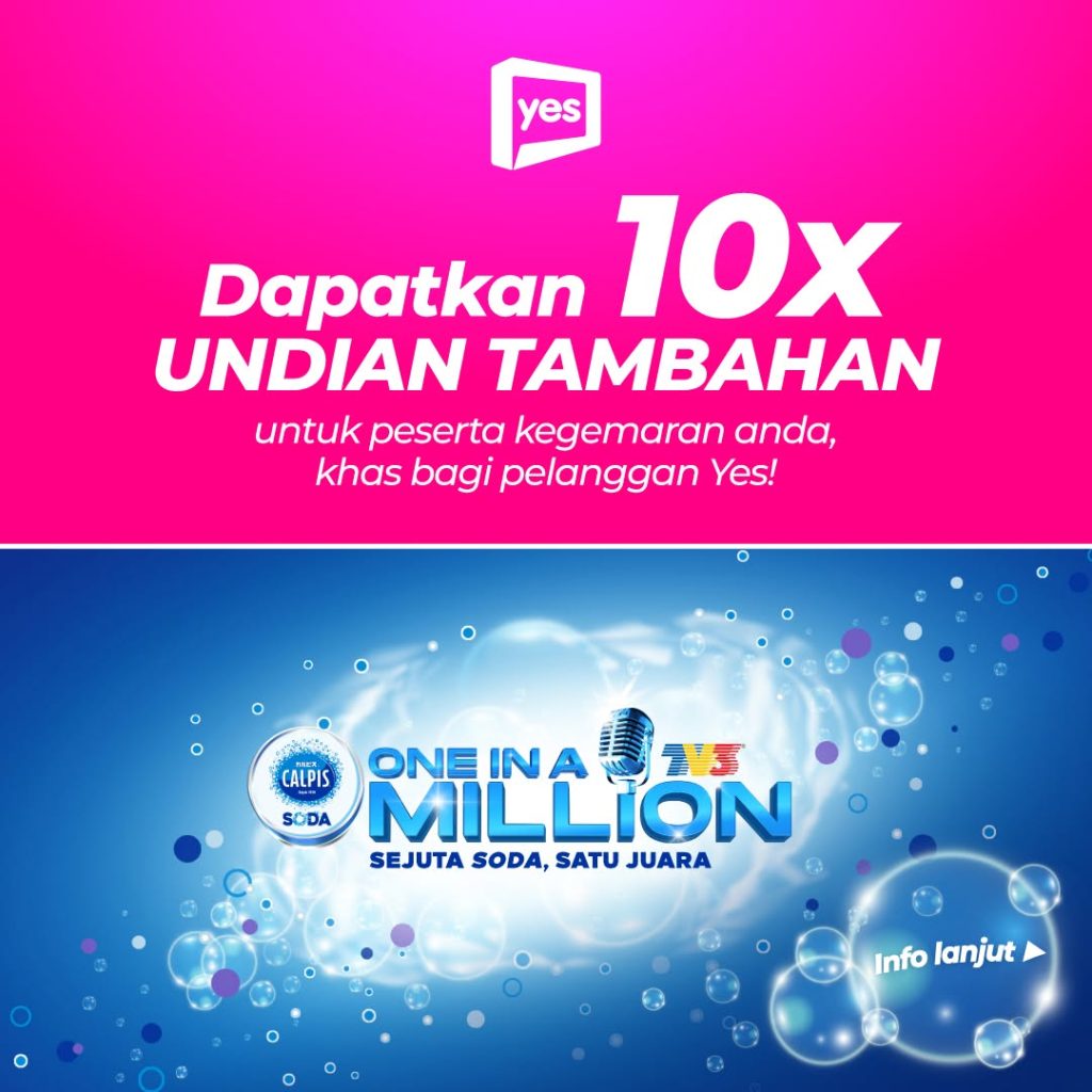 YES 5G Voting scaled 1 | Yes 5G Uncaps Malaysia's Next Singing Star As Calpis Soda One In A Million Announces Its 8 Finalists