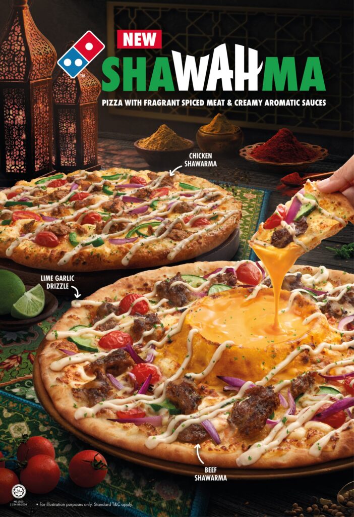 ShaWAHma Beef Chicken KV 2 scaled 1 | The SHOUT Group / FCB SHOUT Adds More "Wah" With New ShaWAHma Pizza From Domino's Malaysia