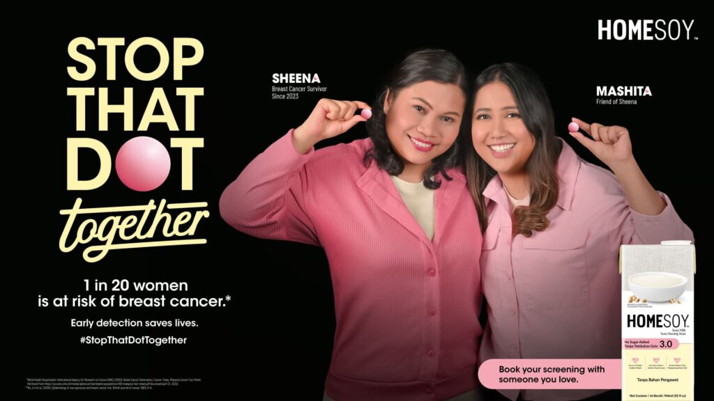 Homesoy StopThatDot 2025 KV1 | HOMESOY Doubles Down on Women’s Health with 'Stop That Dot Together'