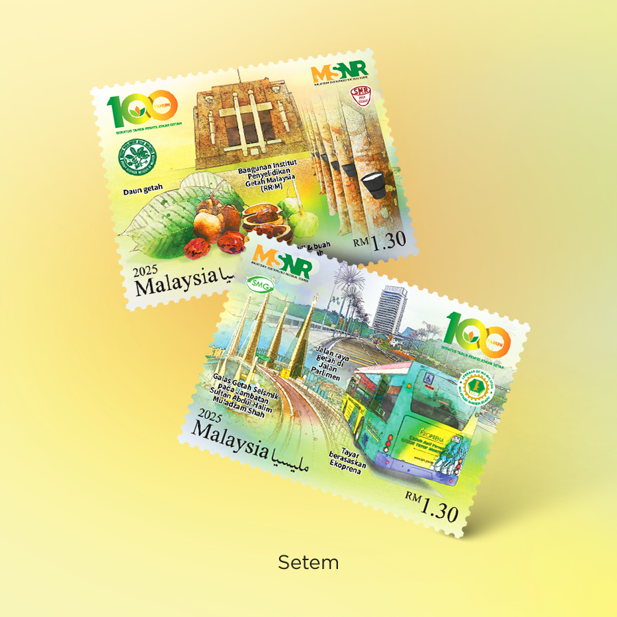 Getah Stamp Launch FB 2 | Pos Malaysia Launches 100th Anniversary of Rubber Research in Malaysia Commemorative Stamp Collection
