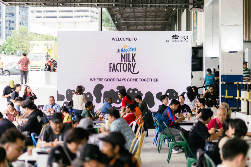 The public crowd enjoying Free Nasi Lemak at The Goodday Milk Factory Launch | Goodday Milk Launches The Goodday Milk Factory, A New Everyday Community Space