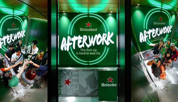 Heineken Singapore Lift Pop Up Bar | Home