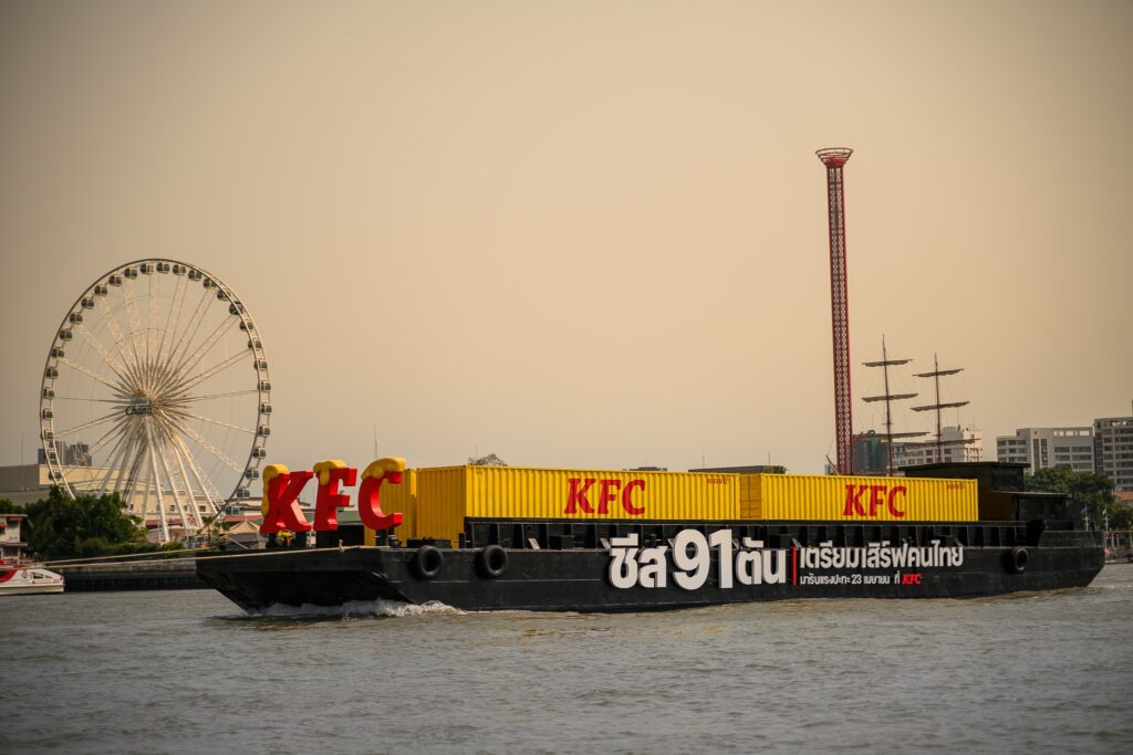 KFC Cheesy Lava 01 | KFC Thailand Turns the Chao Phraya into a River of Cheese