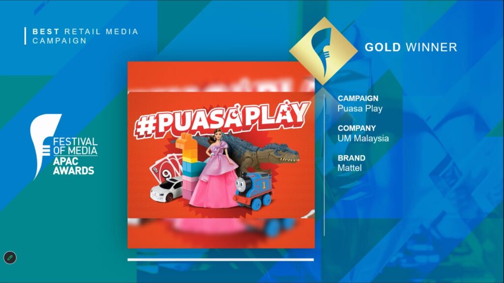 FOMA Gold Mattel Retail Media 1 | Omnicom Media Malaysia: Only Malaysian Agency Group To Win At Festival Of Media APAC 2026!