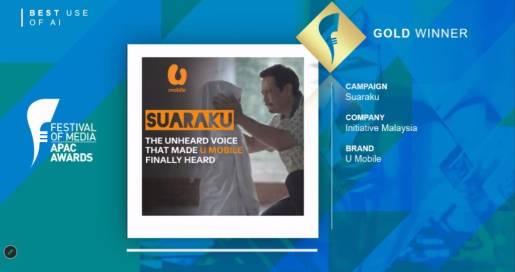 FOMA Gold U Mobile AI 1 | Omnicom Media Malaysia: Only Malaysian Agency Group To Win At Festival Of Media APAC 2026!