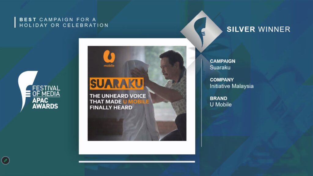 FOMA Silver U Mobile Holiday or Celebration 1 | Omnicom Media Malaysia: Only Malaysian Agency Group To Win At Festival Of Media APAC 2026!