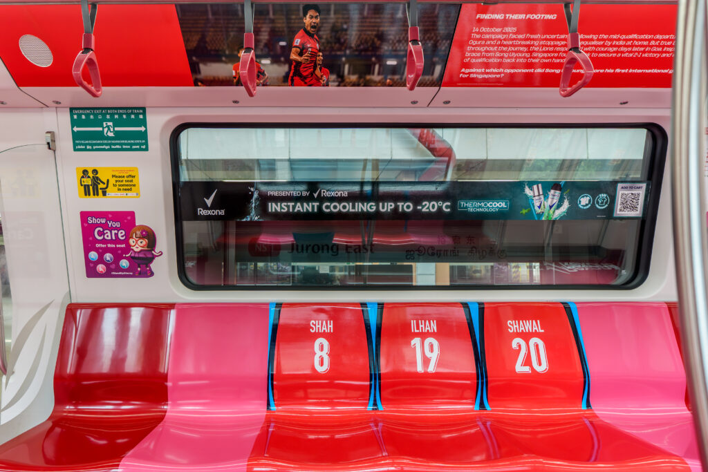 CL103702 1 | Living Minds Partners with Unilever Singapore to Bring Rexona’s Coolest Football Moments Museum Train to Life
