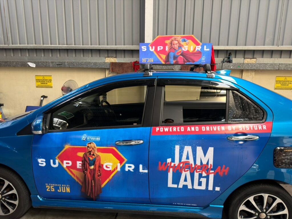 Grab Car with Cape 4 | PHD Malaysia and Warner Bros. Redefine Heroism with Localised ‘Supergirl 2026’ Launch