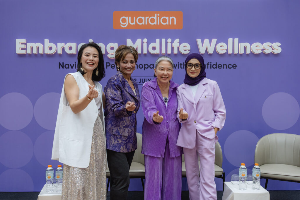 guardian Champions Perimenopause Awareness Through Nationwide ‘Embracing Midlife Wellness’ Advocacy Campaign 3 From left Priscilla Wu Dr Premitha Damodaran Dr Lennie Soo and Nadhrah Maidin | guardian Champions Perimenopause Awareness Through Nationwide ‘Embracing Midlife Wellness’ Advocacy Campaign